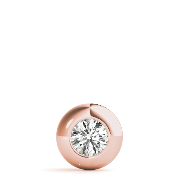 Solitaire Bezel Set Pendant - Image 9