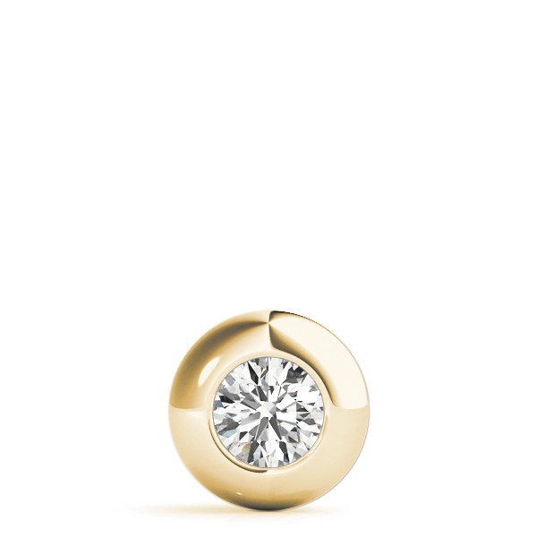 Solitaire Bezel Set Pendant - Image 6