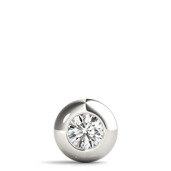 Solitaire Bezel Set Pendant - Image 3