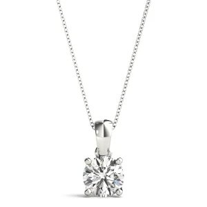 Solitaire Round Pendant