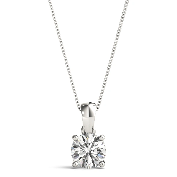 Solitaire Round Pendant