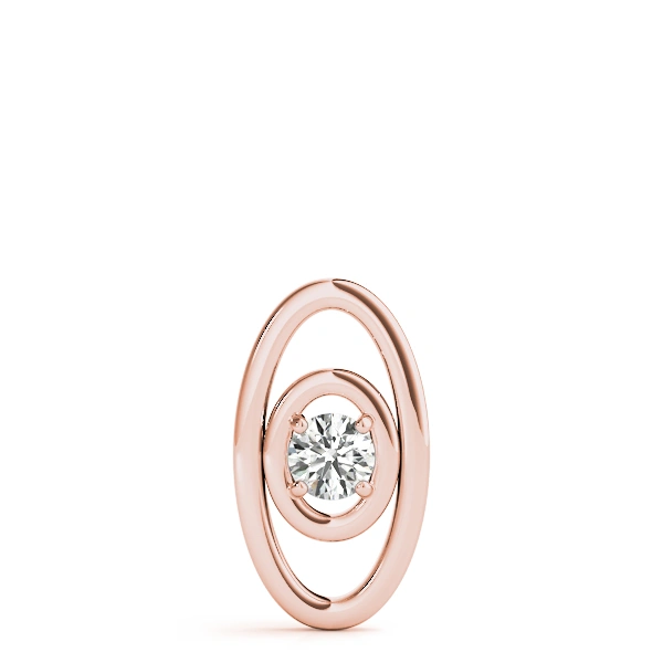 Oval Shape Solitaire Pendant - Image 9