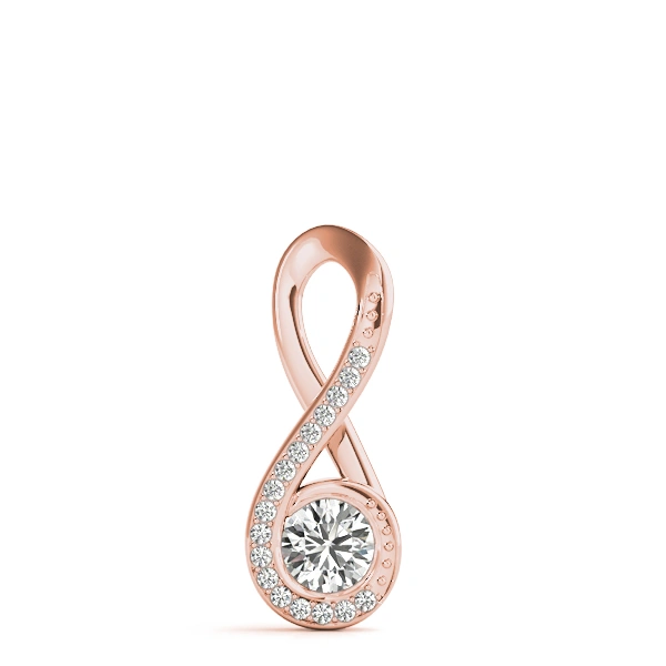 Infinity Twist Accented Cluster Pendant - Image 9