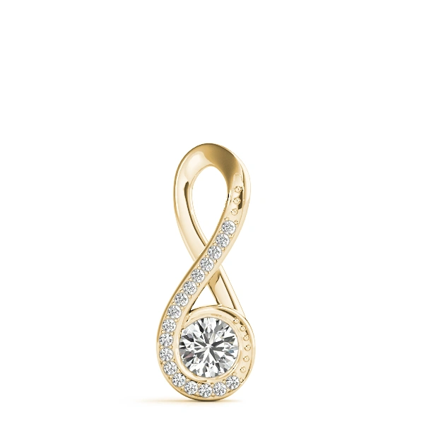 Infinity Twist Accented Cluster Pendant - Image 6