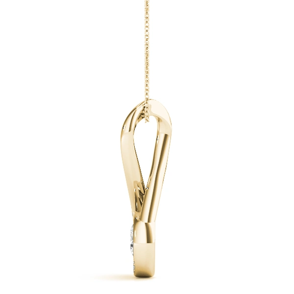 Infinity Twist Accented Cluster Pendant - Image 5