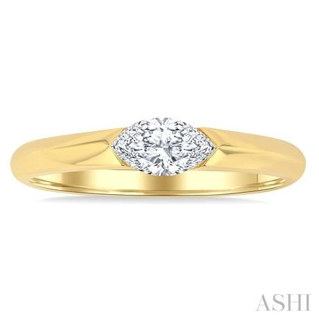 Marquise Shape East-West Diamond Ring - Image 2