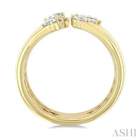 Bold Mixed Shape Diamond Fashion Open Band - Image 4