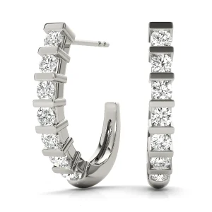 J-Hoop Earrings