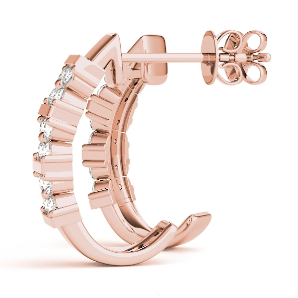 EARRINGS HOOP EARRINGS J-HOOPS MAT - Image 14