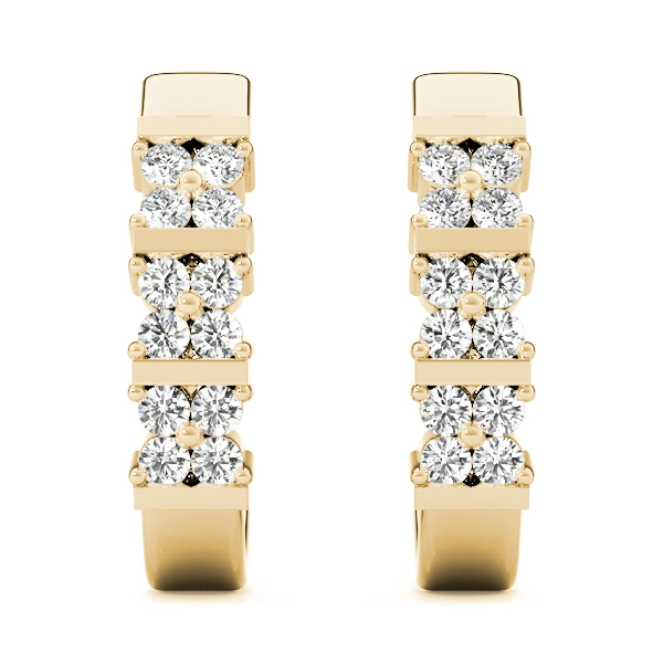 EARRINGS HOOP EARRINGS J-HOOPS MAT - Image 8