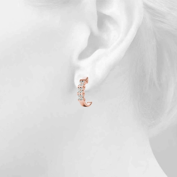 EARRINGS HOOP EARRINGS J-HOOPS MAT - Image 15