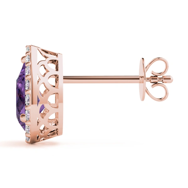 Pear Shaped Halo Studs - Image 18