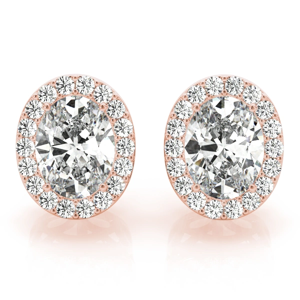 Oval Halo Studs - Image 15