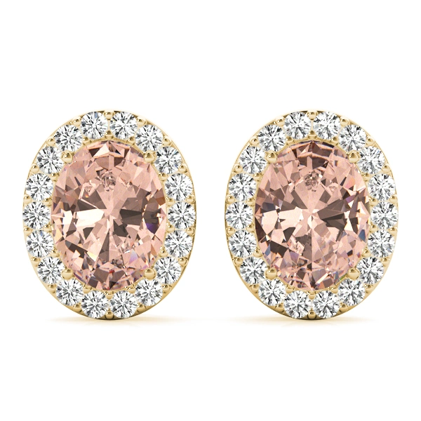 Oval Halo Studs - Image 10