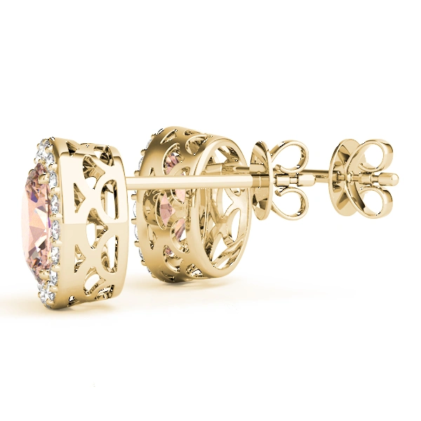 Oval Halo Studs - Image 13