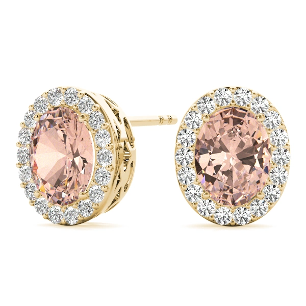 Oval Halo Studs - Image 12