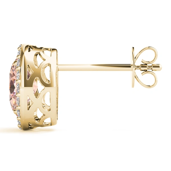 Oval Halo Studs - Image 11