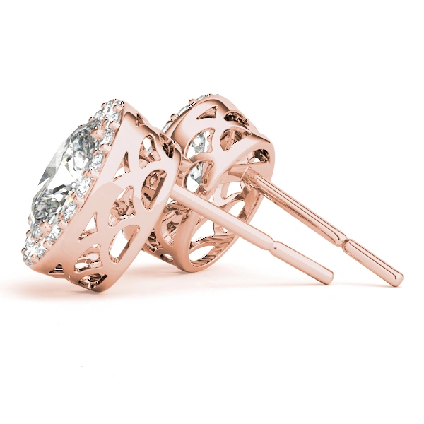 Oval Halo Studs - Image 16