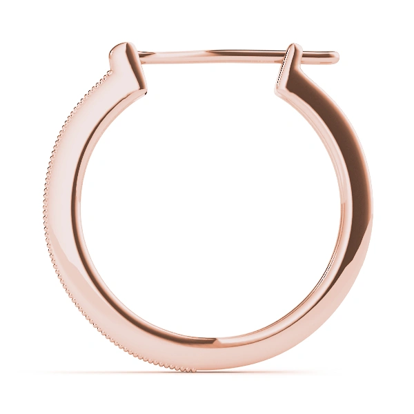 Milgrain Fashion Hoop Earrings - Image 12