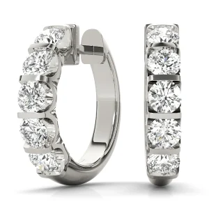 Bar Set Hoop Earrings