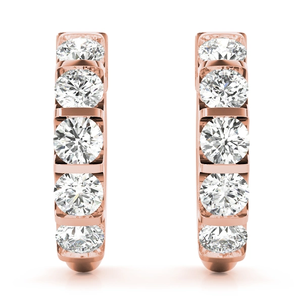 Bar Set Hoop Earrings - Image 11