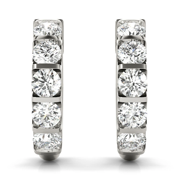 Bar Set Hoop Earrings - Image 3