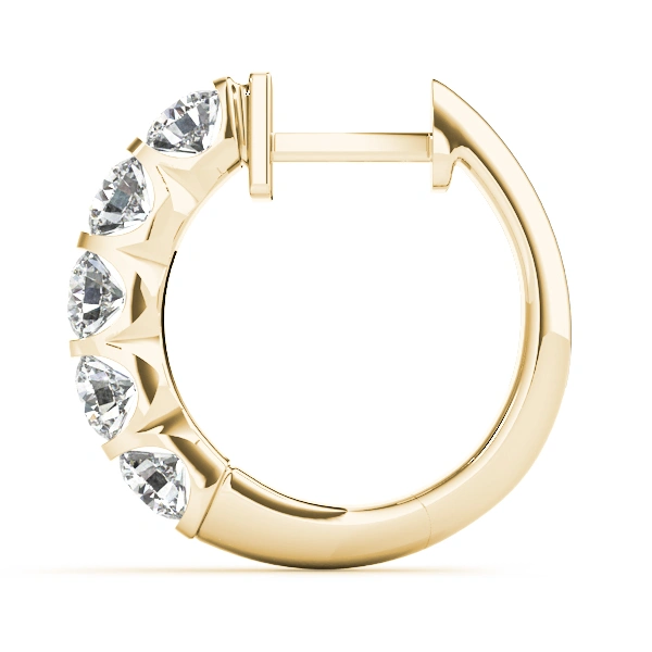 Bar Set Hoop Earrings - Image 6
