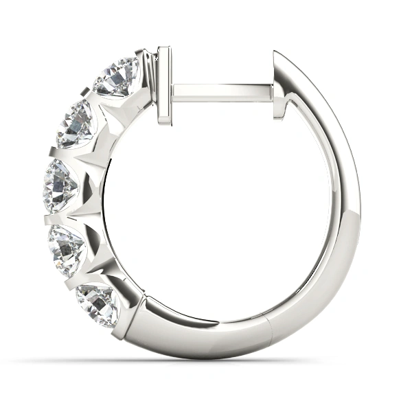 Bar Set Hoop Earrings - Image 2