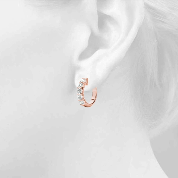 Bar Set Hoop Earrings - Image 13