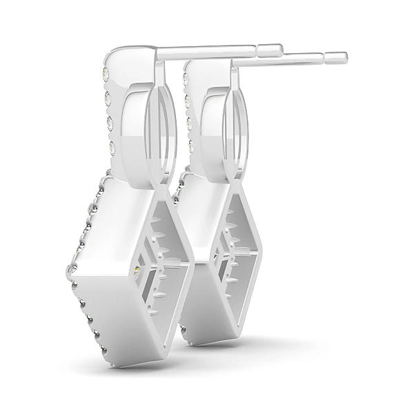EARRINGS COLOR SQUARE & CUSHION - Image 2
