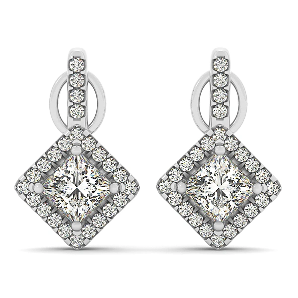 EARRINGS COLOR SQUARE & CUSHION