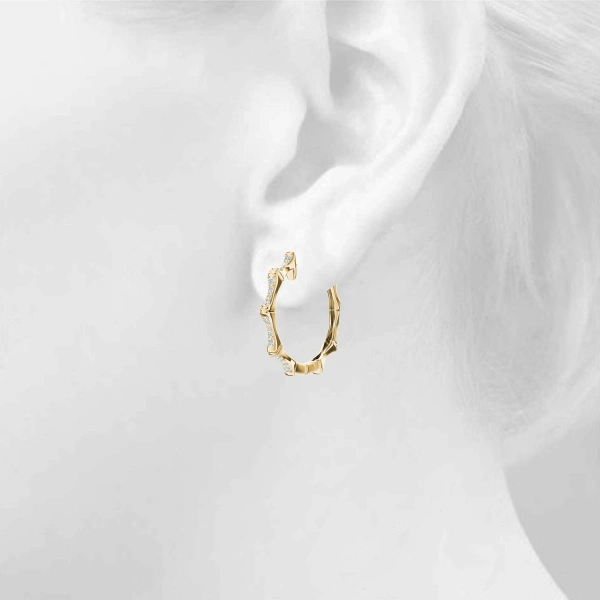 EARRINGS HOOP EARRINGS STANDARD HO - Image 10