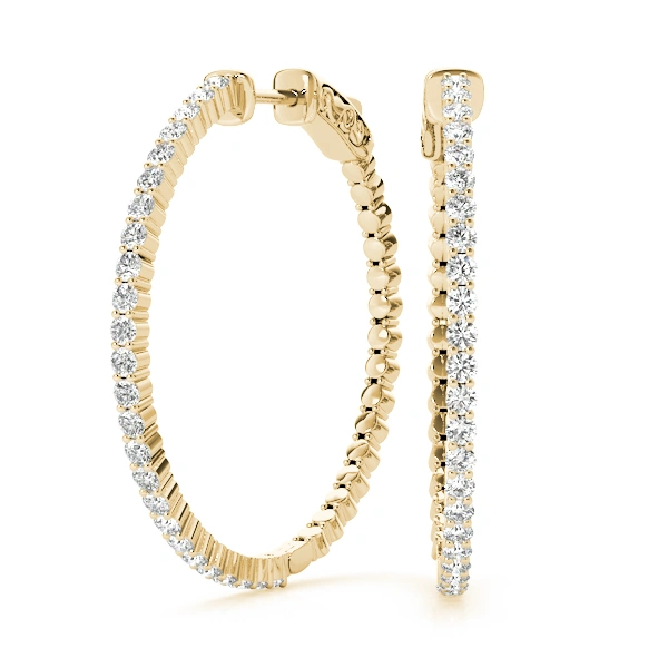 EARRINGS HOOP EARRINGS VAULT LOCK - Image 6