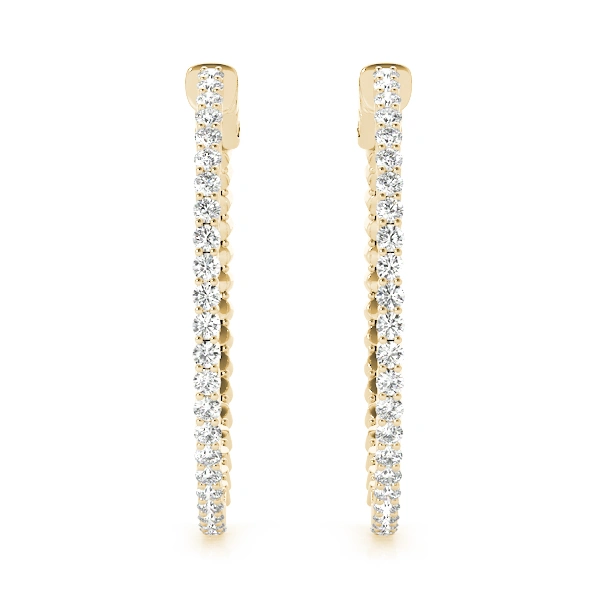 EARRINGS HOOP EARRINGS VAULT LOCK - Image 9