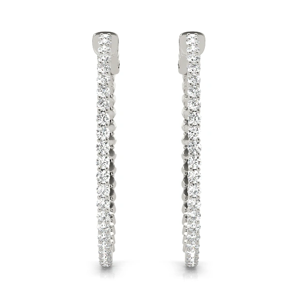EARRINGS HOOP EARRINGS VAULT LOCK - Image 4