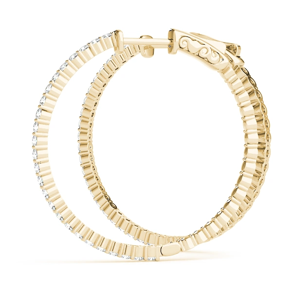 EARRINGS HOOP EARRINGS VAULT LOCK - Image 8