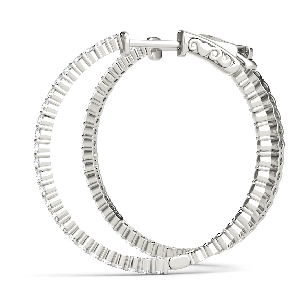 EARRINGS HOOP EARRINGS VAULT LOCK - Image 3