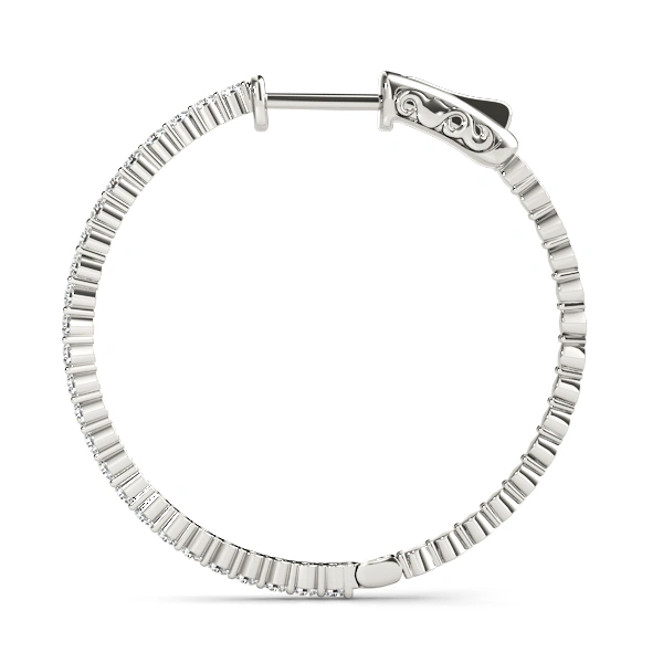 EARRINGS HOOP EARRINGS VAULT LOCK - Image 2
