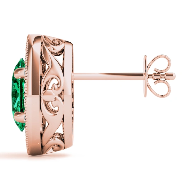 Vintage Inspired Oval Halo Studs - Image 18