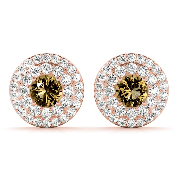 Round Double Halo Studs - Image 17