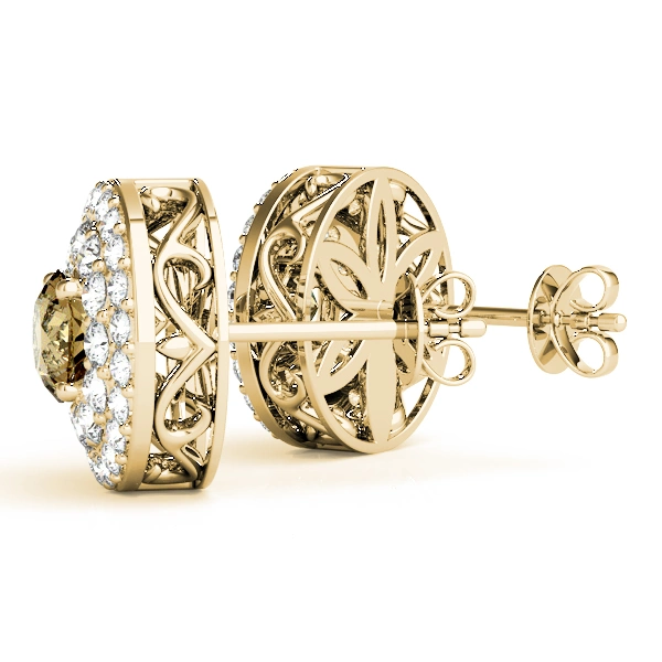 Round Double Halo Studs - Image 13