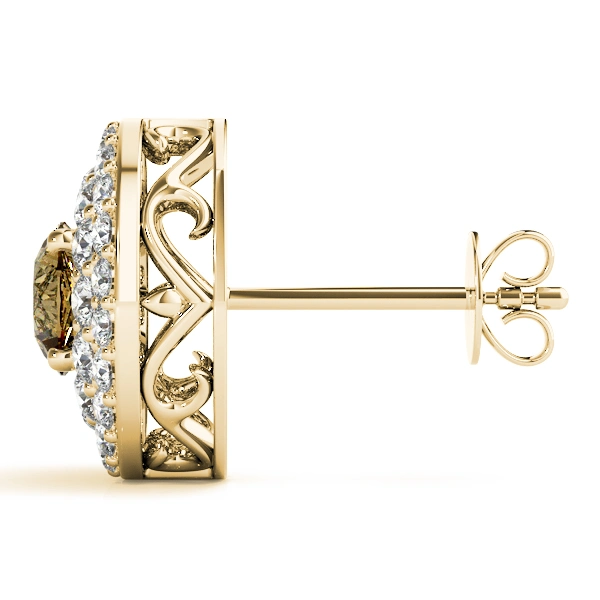 Round Double Halo Studs - Image 11