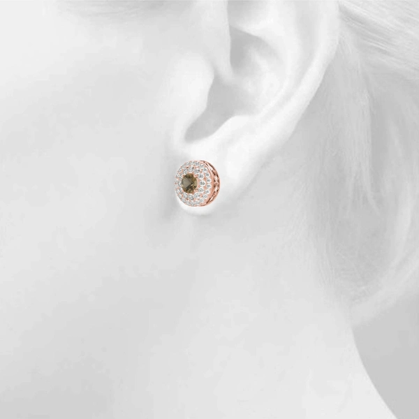 Round Double Halo Studs - Image 21