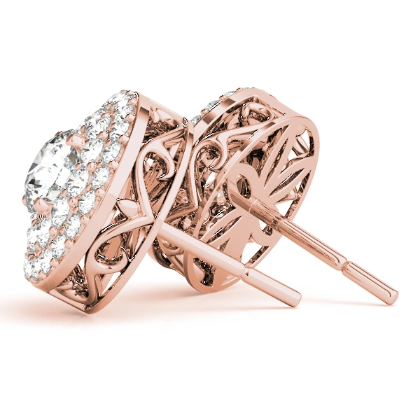 Round Double Halo Studs - Image 16