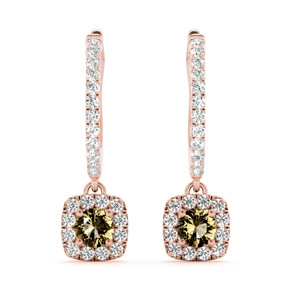 Cushion Shaped Halo Round Hoop - Image 26