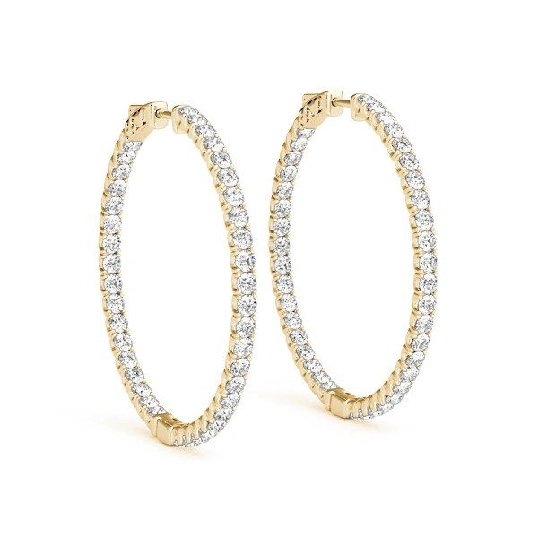 Inside-Out Value Lock Hoop Earrings - Image 5