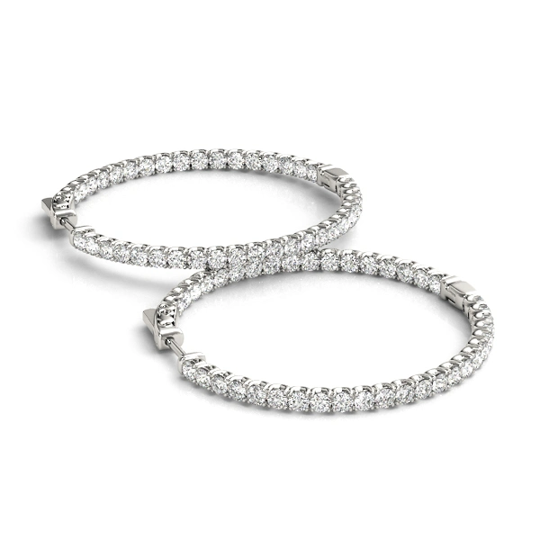 Inside-Out Value Lock Hoop Earrings - Image 3