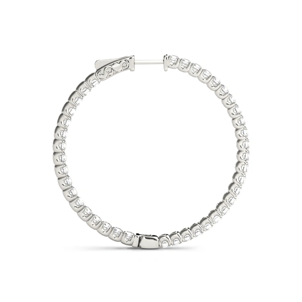 Inside-Out Value Lock Hoop Earrings - Image 2