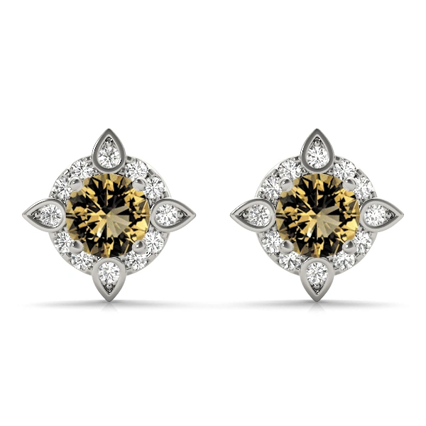 Round Fashion Halo Studs - Image 6