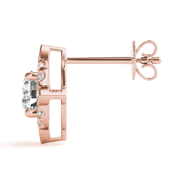 Round Fashion Halo Studs - Image 14